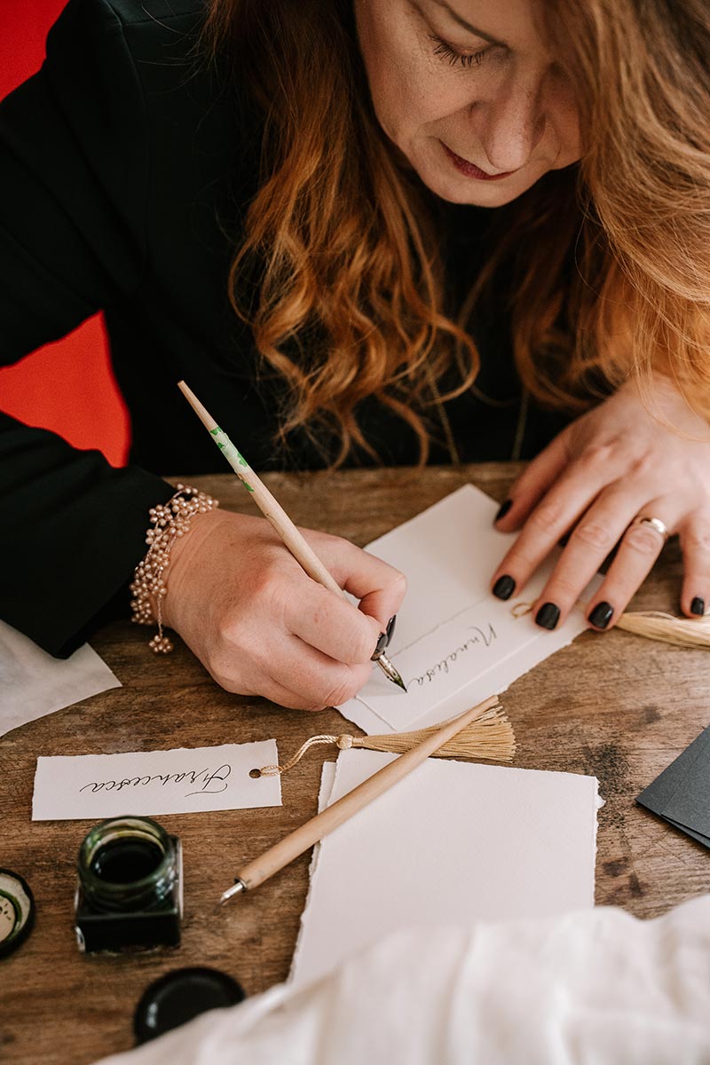 Calligrafica a Venezia per matrimoni e eventi luxury